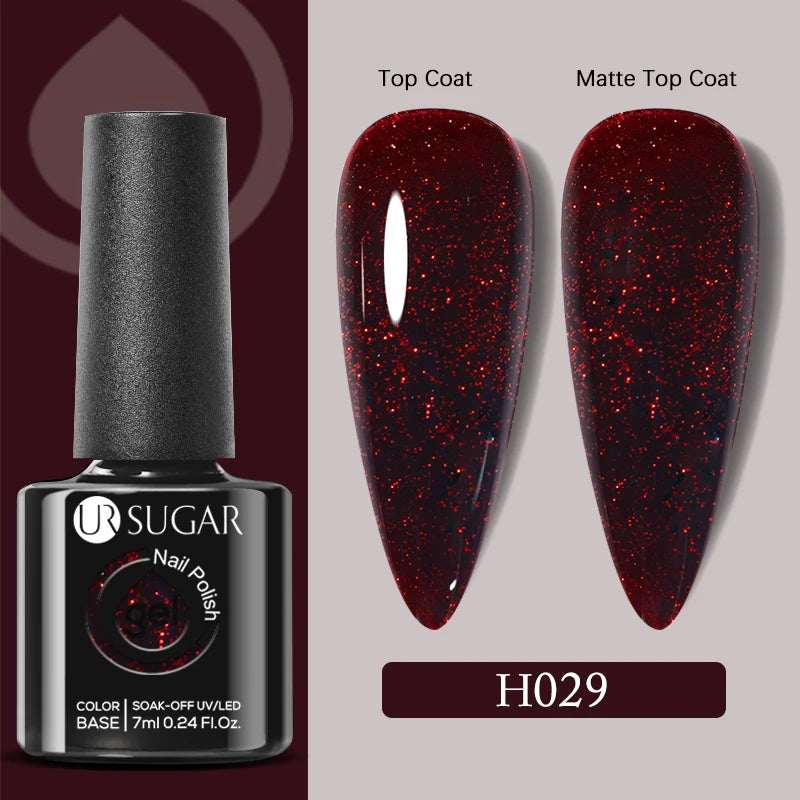 Matte Gel Nail Polish Ur Sugar Eco Friendly Semi Permanent - Reflective Nail Finish
