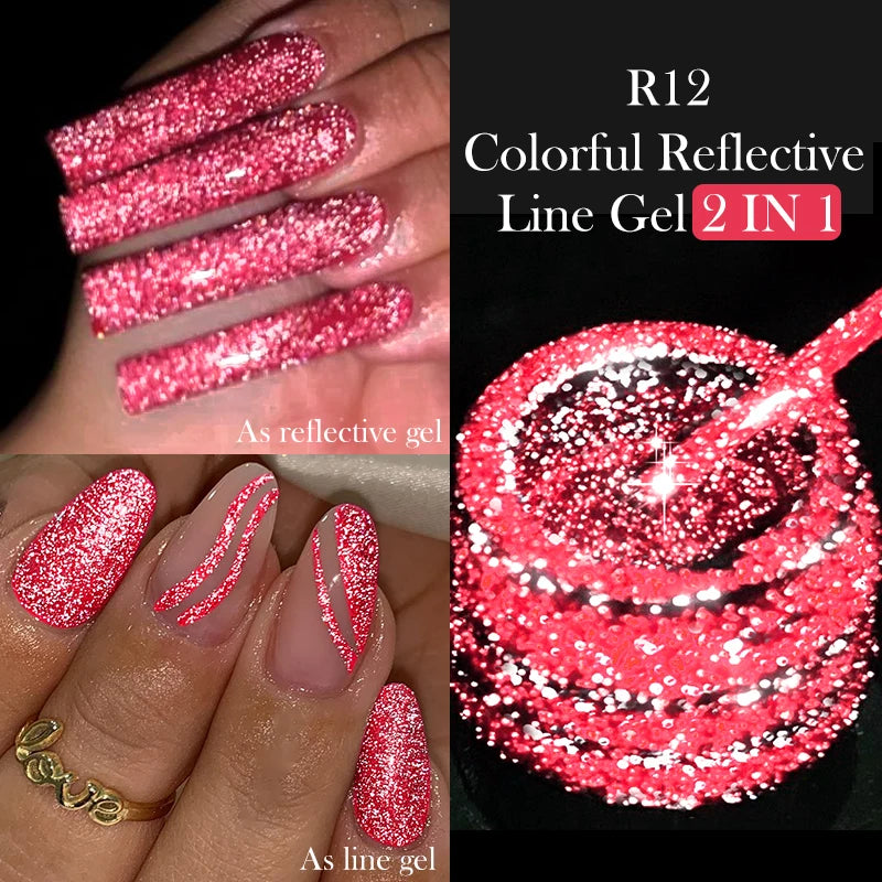 Glitter Gel Liner Nail Polish