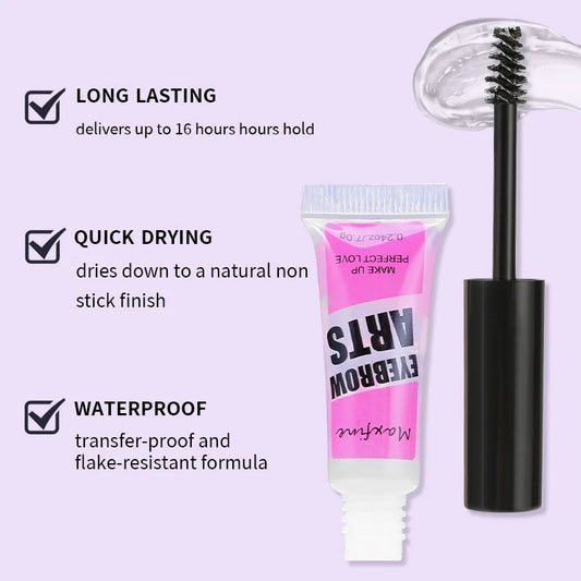 Waterproof Eyebrow Gel - Chemical-Free Long-Lasting Cream Formula