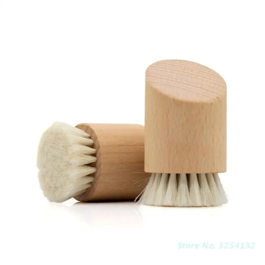 Wooden Face Cleaning Brush