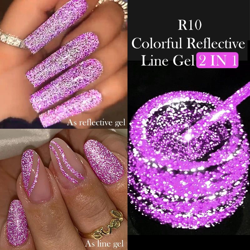 Glitter Gel Liner Nail Polish