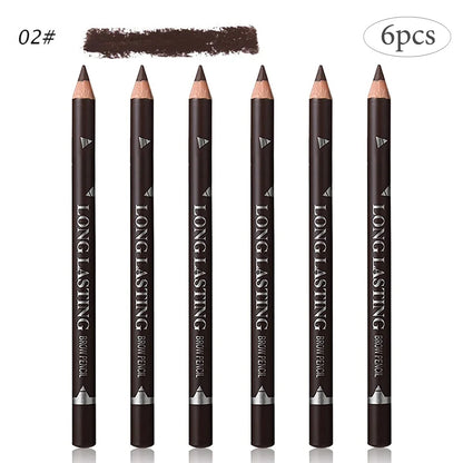 Acolehuma 5 Colors Eyebrow Pencil Set - Waterproof Long-Lasting