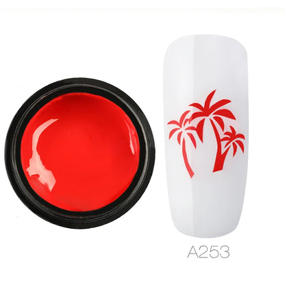 Nail Stamping Gel Polish 12 Colors UV LED 5ml - Professional Nail Formula