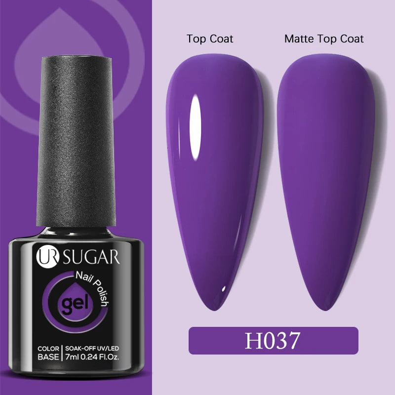 Matte Gel Nail Polish Ur Sugar Eco Friendly Semi Permanent - Reflective Nail Finish