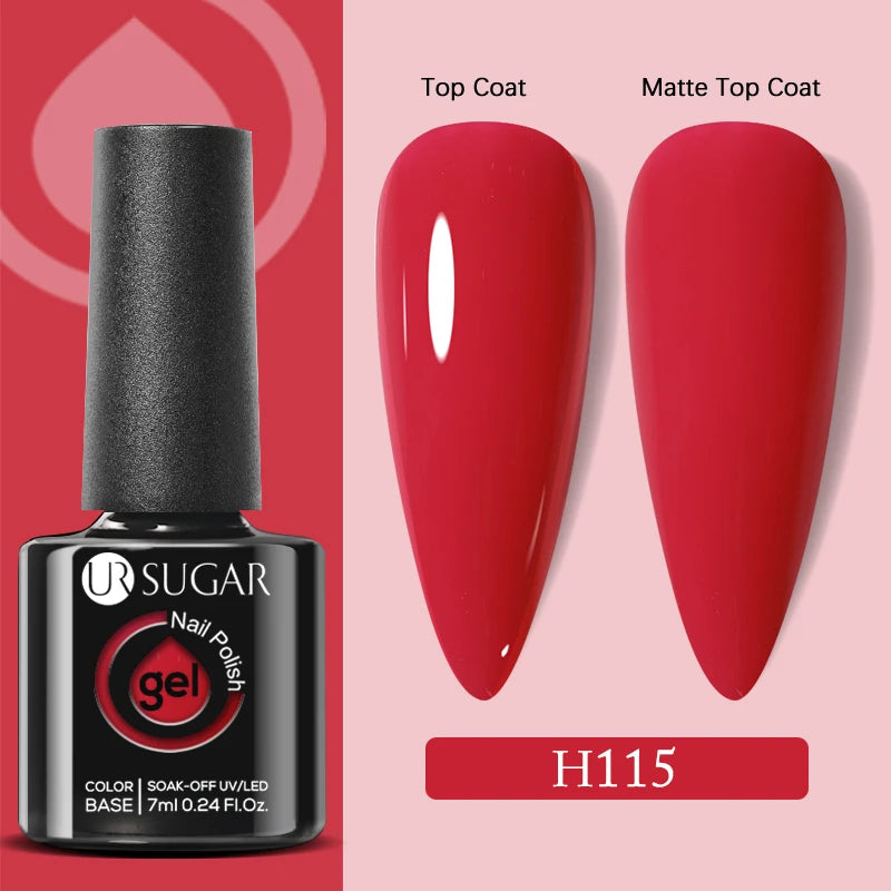 Matte Gel Nail Polish Ur Sugar Eco Friendly Semi Permanent - Reflective Nail Finish