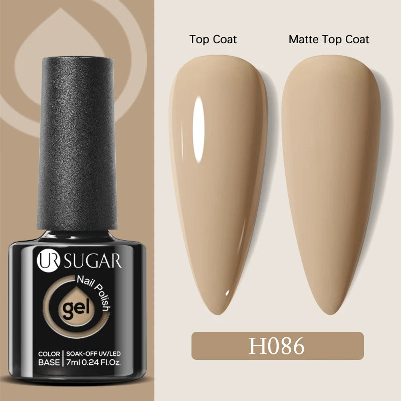 Matte Gel Nail Polish Ur Sugar Eco Friendly Semi Permanent - Reflective Nail Finish