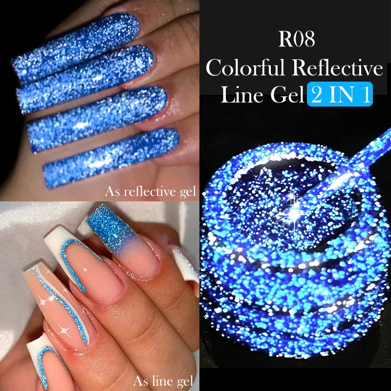 Glitter Gel Liner Nail Polish