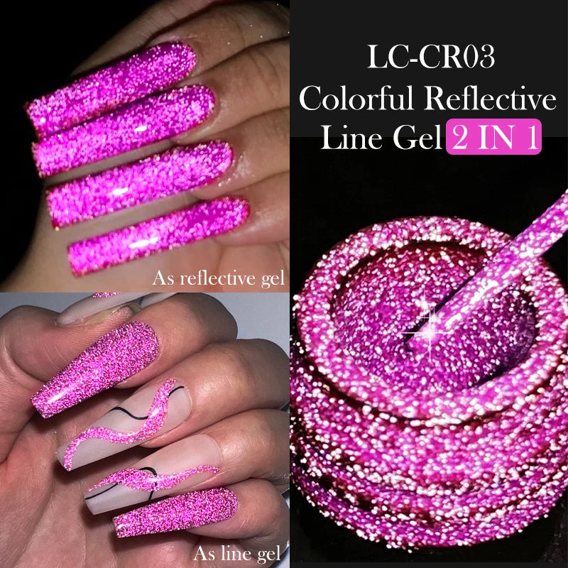 Glitter Gel Liner Nail Polish