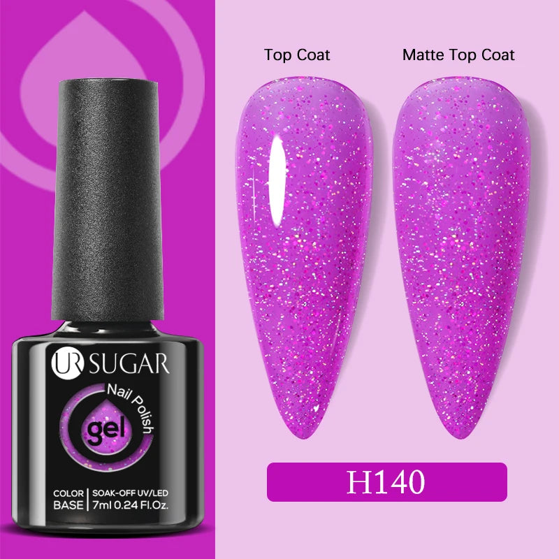 Matte Gel Nail Polish Ur Sugar Eco Friendly Semi Permanent - Reflective Nail Finish