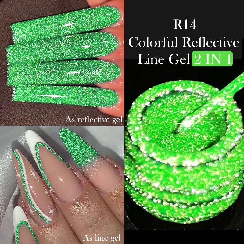 Glitter Gel Liner Nail Polish